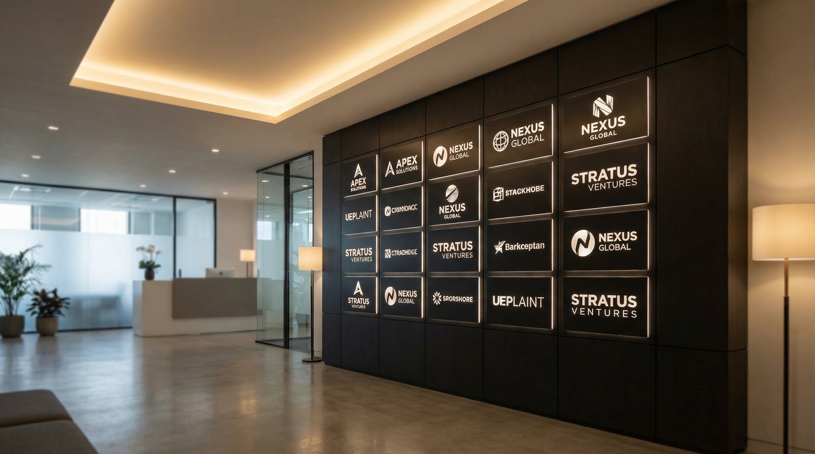 草莓视频合作品牌Logo墙